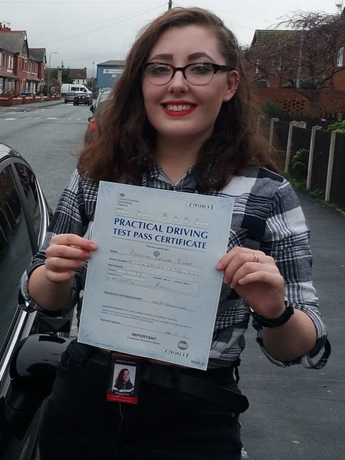 Well done to Bronya who today nailed the new driving test first time.